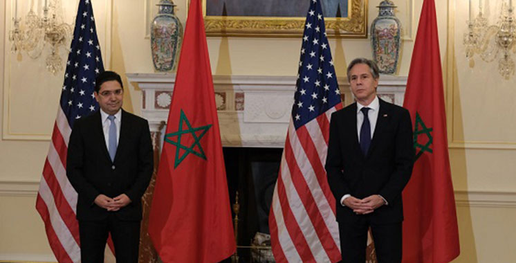 Bourita s’entretient avec le Secrétaire d’État américain Blinken